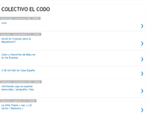 Tablet Screenshot of colectivoelcodo.blogspot.com