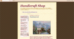 Desktop Screenshot of handicraftshop.blogspot.com