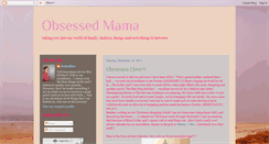 Desktop Screenshot of obsessedmama.blogspot.com