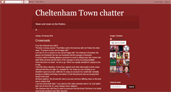 Desktop Screenshot of cheltenhamtownchatter.blogspot.com