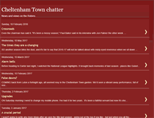 Tablet Screenshot of cheltenhamtownchatter.blogspot.com