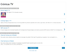 Tablet Screenshot of cronicastv.blogspot.com