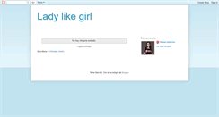 Desktop Screenshot of ladylike-girl.blogspot.com