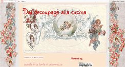 Desktop Screenshot of daldecoupageallacucina.blogspot.com