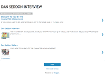 Tablet Screenshot of dan-seddon-interview.blogspot.com