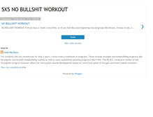 Tablet Screenshot of 5x5workout.blogspot.com