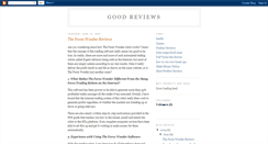 Desktop Screenshot of goodreviews11.blogspot.com