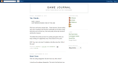 Desktop Screenshot of mygamejournal.blogspot.com