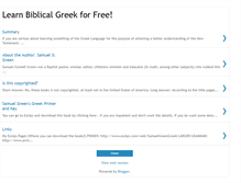Tablet Screenshot of greengreek.blogspot.com