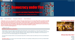 Desktop Screenshot of democracyunderfire.blogspot.com