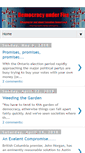 Mobile Screenshot of democracyunderfire.blogspot.com