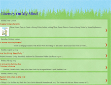 Tablet Screenshot of literacyonmymind.blogspot.com