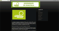 Desktop Screenshot of geoparquesdevenezuela.blogspot.com