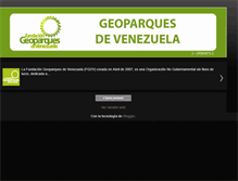 Tablet Screenshot of geoparquesdevenezuela.blogspot.com