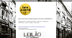 Desktop Screenshot of casaamarelaporto.blogspot.com