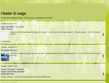 Tablet Screenshot of hestehandel.blogspot.com