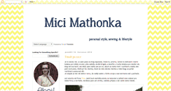 Desktop Screenshot of micimathonka.blogspot.com