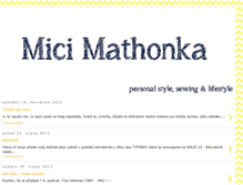 Tablet Screenshot of micimathonka.blogspot.com