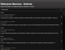 Tablet Screenshot of noticiaswaterpolomanresa.blogspot.com