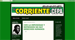 Desktop Screenshot of lacorrienteensociales.blogspot.com