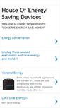 Mobile Screenshot of houseofenergysavingdevices.blogspot.com