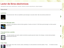 Tablet Screenshot of lectordelibroselectronicos.blogspot.com