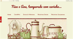 Desktop Screenshot of cozinhadaninha.blogspot.com