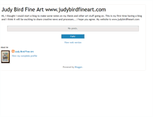 Tablet Screenshot of judybirdfineart.blogspot.com