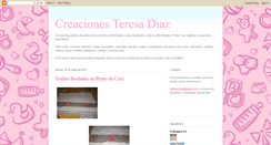 Desktop Screenshot of creacionesteresadiaz.blogspot.com
