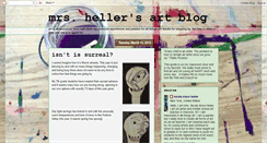 Desktop Screenshot of mrshellersartblog.blogspot.com