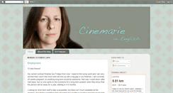 Desktop Screenshot of englishcinemarie.blogspot.com