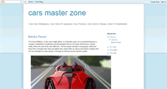 Desktop Screenshot of carsmasterzon.blogspot.com