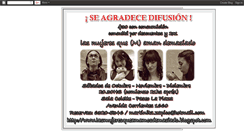 Desktop Screenshot of lasmujeresqueamamosdemasiado.blogspot.com