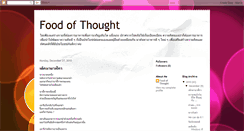 Desktop Screenshot of foodofthoght.blogspot.com