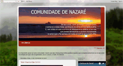 Desktop Screenshot of comunidadenazare.blogspot.com