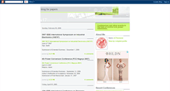 Desktop Screenshot of blogforpapers.blogspot.com
