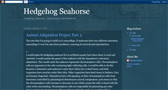 Desktop Screenshot of hedgehog-seahorse.blogspot.com