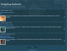 Tablet Screenshot of hedgehog-seahorse.blogspot.com