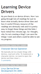 Mobile Screenshot of learningdevicedrivers.blogspot.com