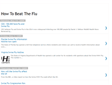 Tablet Screenshot of howtobeattheflu.blogspot.com