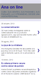 Mobile Screenshot of anamargaritaonline.blogspot.com