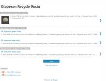 Tablet Screenshot of globexvnplastic.blogspot.com