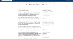 Desktop Screenshot of healthchallenges.blogspot.com