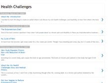 Tablet Screenshot of healthchallenges.blogspot.com