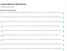 Tablet Screenshot of eyeswideshut-disclaimer.blogspot.com