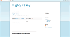 Desktop Screenshot of mighty-casey.blogspot.com
