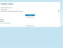 Tablet Screenshot of mighty-casey.blogspot.com