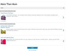 Tablet Screenshot of morethanmum.blogspot.com