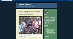 Desktop Screenshot of fisheriessubsidies.blogspot.com