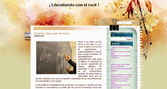 Desktop Screenshot of literatiandoconelrock.blogspot.com